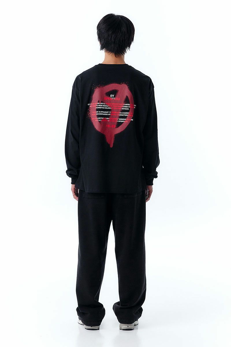 ★OY★B.S.L LONG SLEEVE-WHITE★正規品/韓国直送料込/人気 ☆OY☆BASIC LOGO LONG SLEEVE-WHITE☆正規品/韓国直送料込/人気