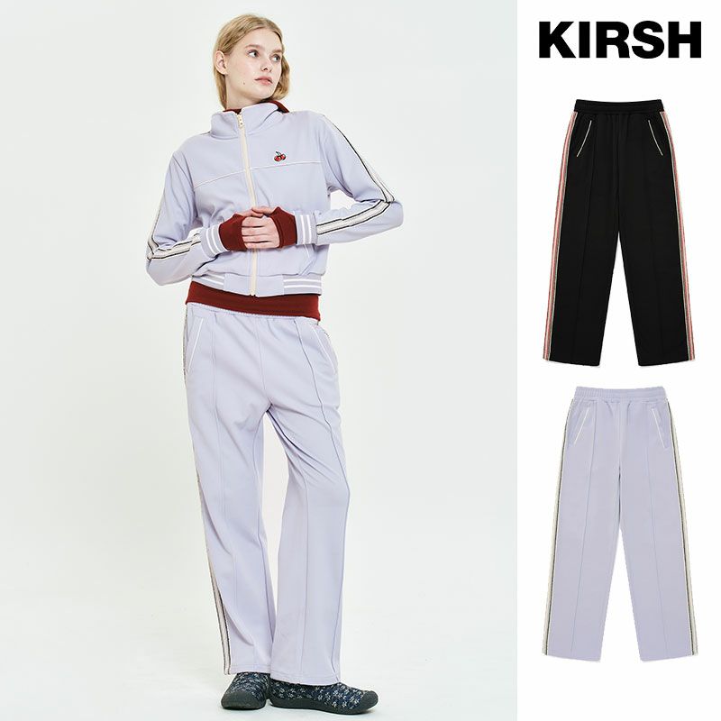 KIRSH CHERRY LACE POINT STRAIGHT TRACK PANTS キルシー トラック