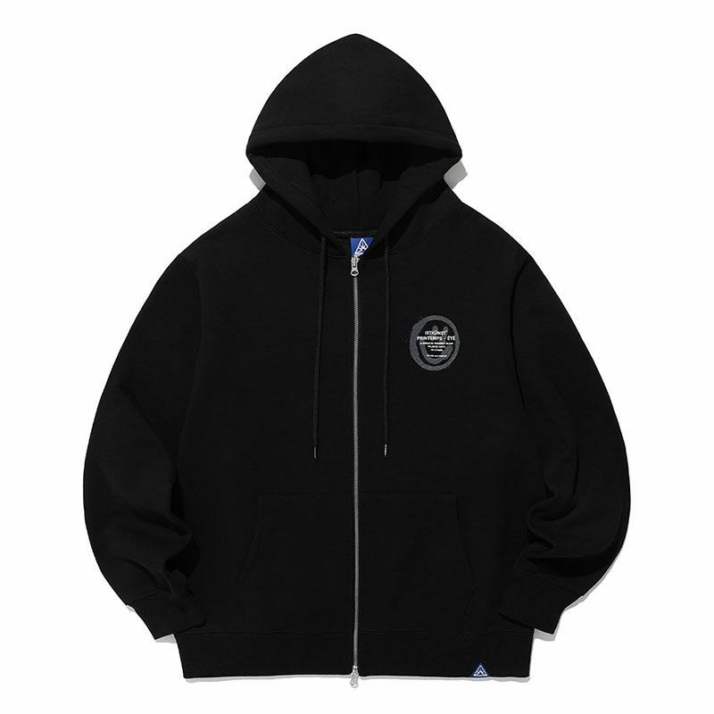 ISTKUNST イストクンスト ロゴスマイリー ジップアップパーカー LOGO & SMILEY HOOD ZIP UP/全3色