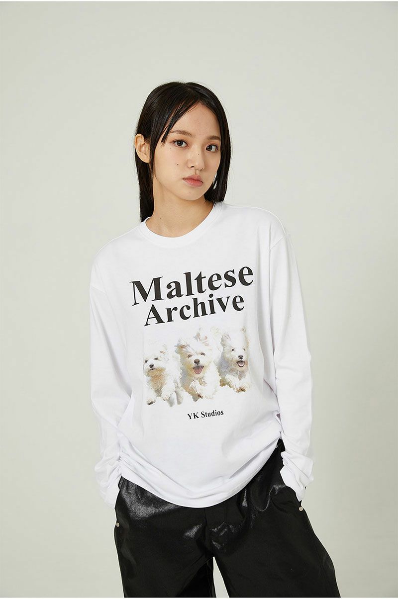 WaiKei ワイケイ マルティーズ ロンT Maltese archive long sleeve