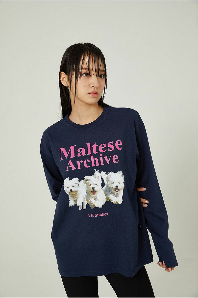 WaiKei ワイケイ マルティーズ ロンT Maltese archive long sleeve