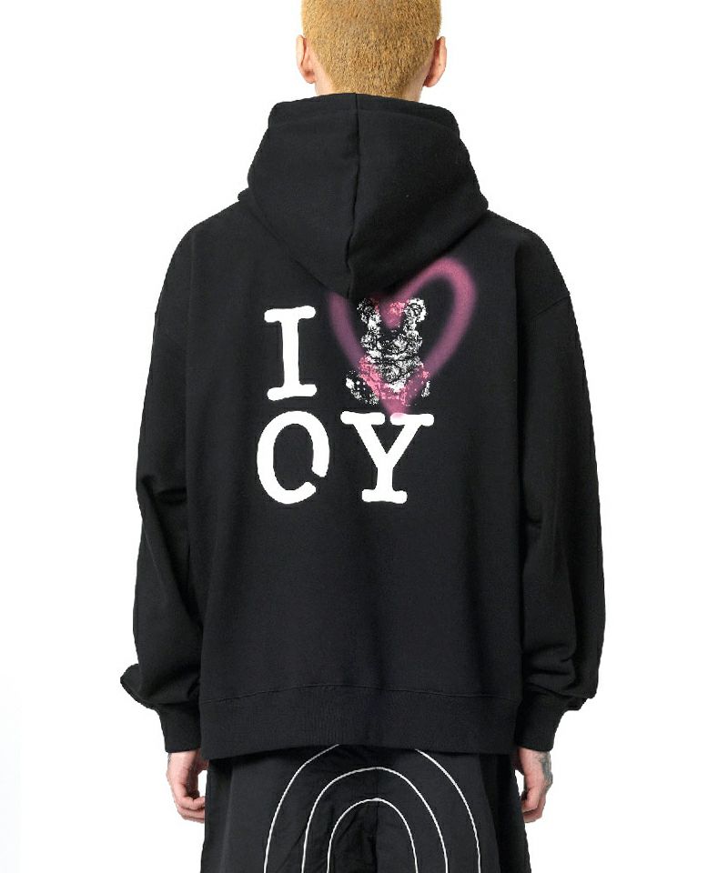 OY オーワイ I LOVE OY フード ZIP UP パーカー/全2色 | DAESE