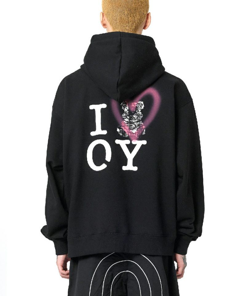 OY オーワイ I LOVE OY フード ZIP UP パーカー/全2色 | DAESE TOKYO 