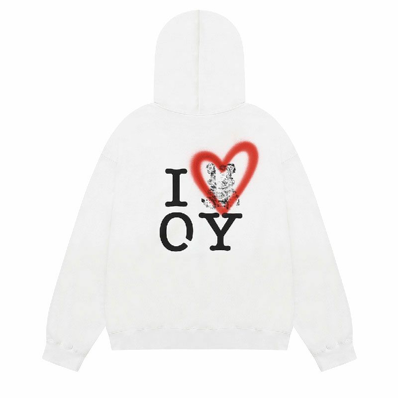 OY オーワイ　パーカー OY オーワイ I LOVE OY フード ZIP UP パーカー/全2色 | DAESE