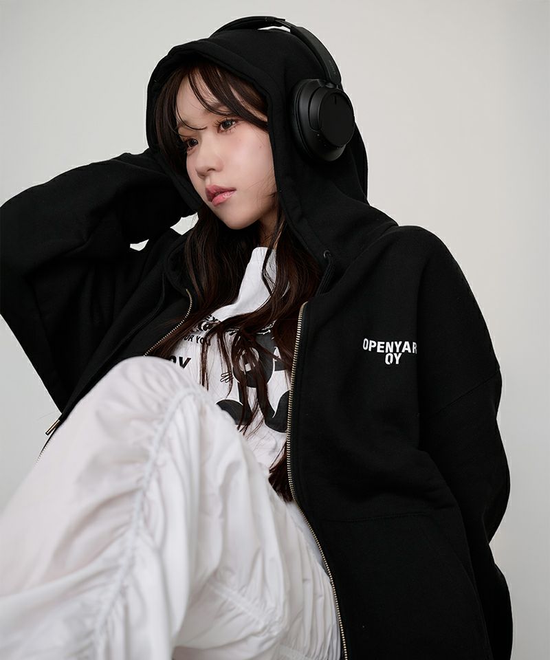 OY オーワイ I LOVE OY フード ZIP UP パーカー/全2色 | DAESE