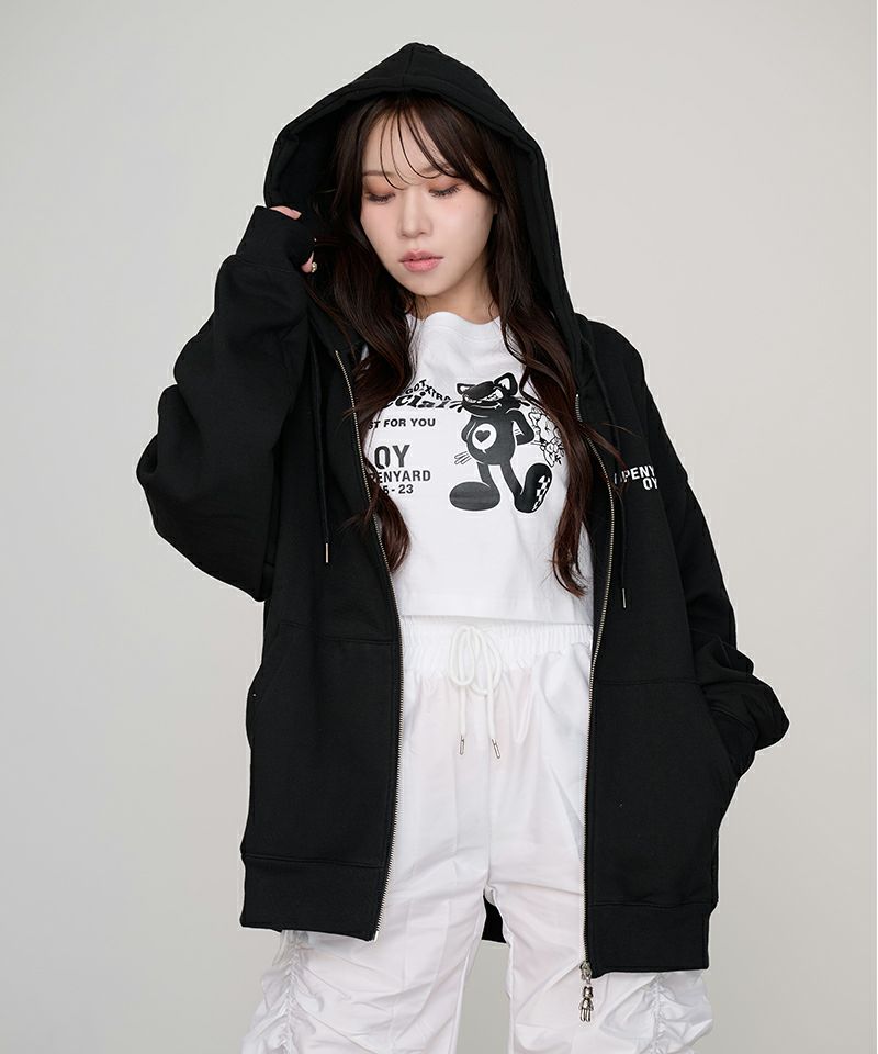 OY オーワイ I LOVE OY フード ZIP UP パーカー/全2色 | DAESE