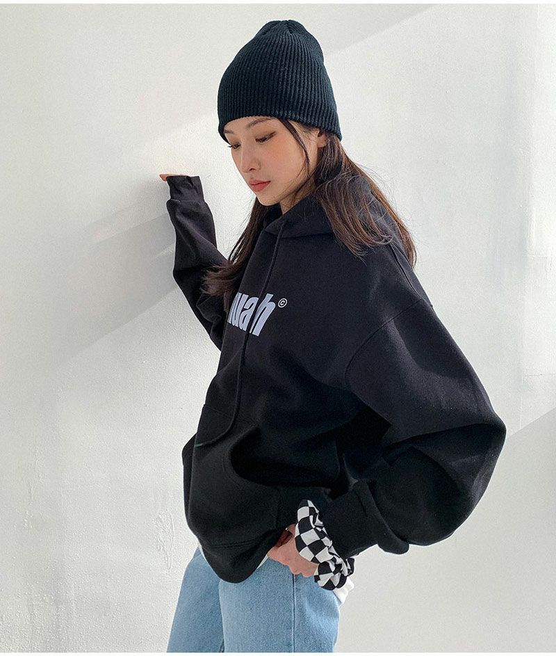 muahmuah ムーアムーア 裏毛 バランスロゴ オーバーフィット パーカー BALANCE MUAH LOGO OVERFIT HOODIE/全3色  | DAESE TOKYO(デセトウキョウ)