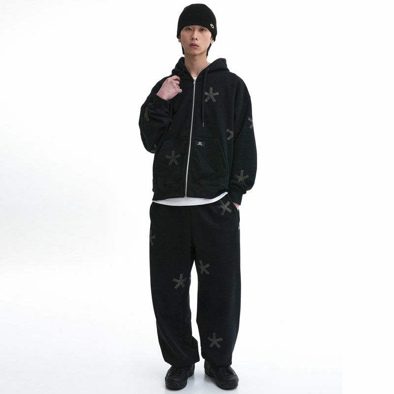 OY オーワイ S.R STONE HOODIE ZIP-UP ストーンデザイン ジップ OY オーワイ S.R STONE HOODIE ZIP-UP ストーンデザイン ジップ