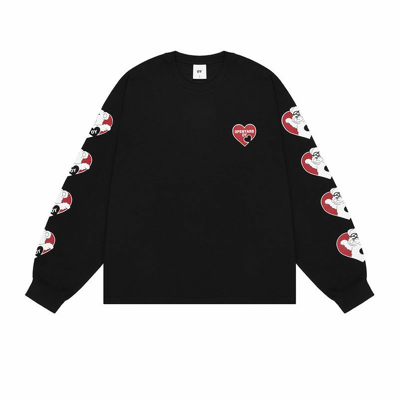 OY オーワイ HEART ODOLLY LONG SLEEVE ハートオードリー長袖Tシャツ/全3色