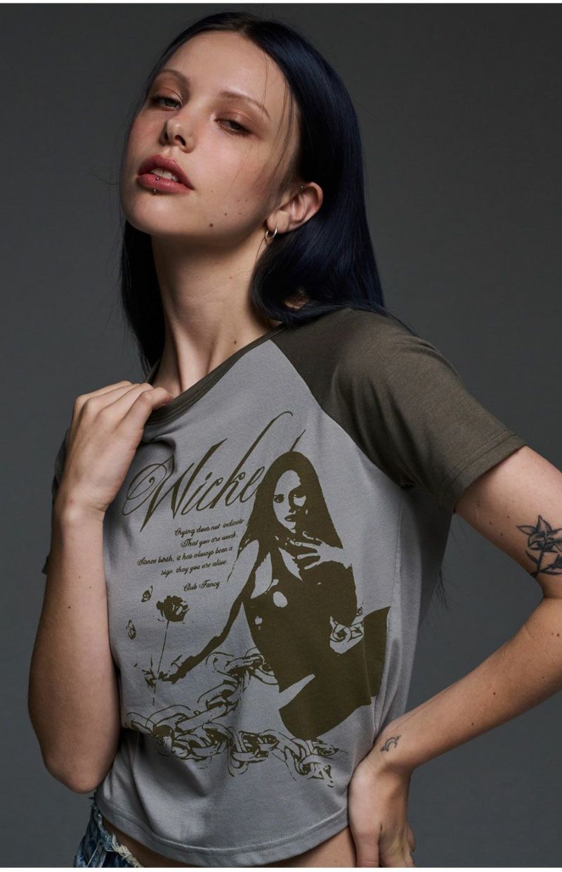 NASTY FANCY CLUB WICKED REGLAN STANDARD TEE ナスティー