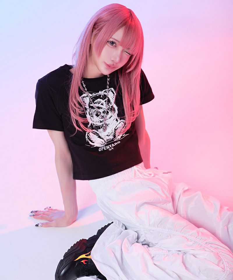 ★OY★DOLLY WITH ODOLLY TEE - DARK GREY★正規品/韓国直送料込 DOLLY WITH ODOLLY TEE - DARK GREY - 오와이 OY