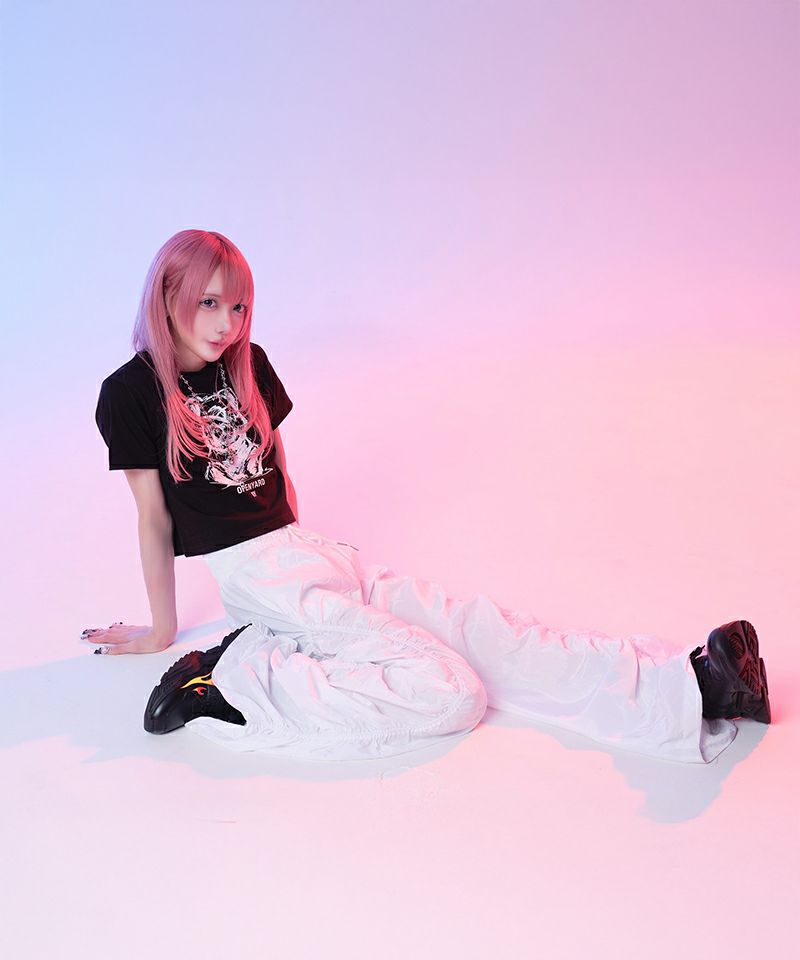 OY スケッチオードリー クロップド丈 半袖Tシャツ OY/オーワイ』 SKETCH ODOLLY CROP T/スケッチオードリー