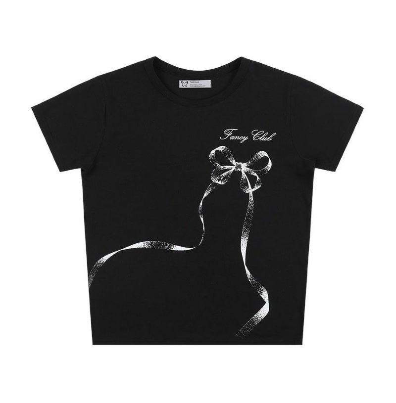 NASTY FANCY CLUB RIBBON BUTTERFLY STANDARD TEE ナスティー