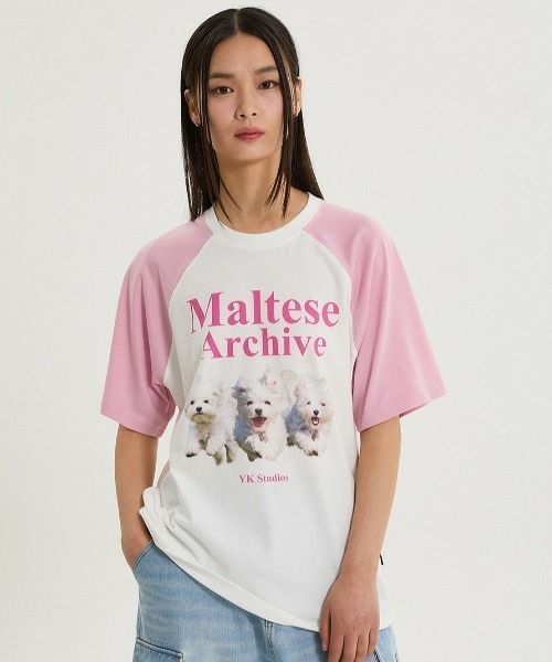【WAIKEI】マルチーズアーカイブメッシュジャージ半袖T 2色 マルチーズアーカイブスウェットシャツ - WaiKei | 60% - アジア