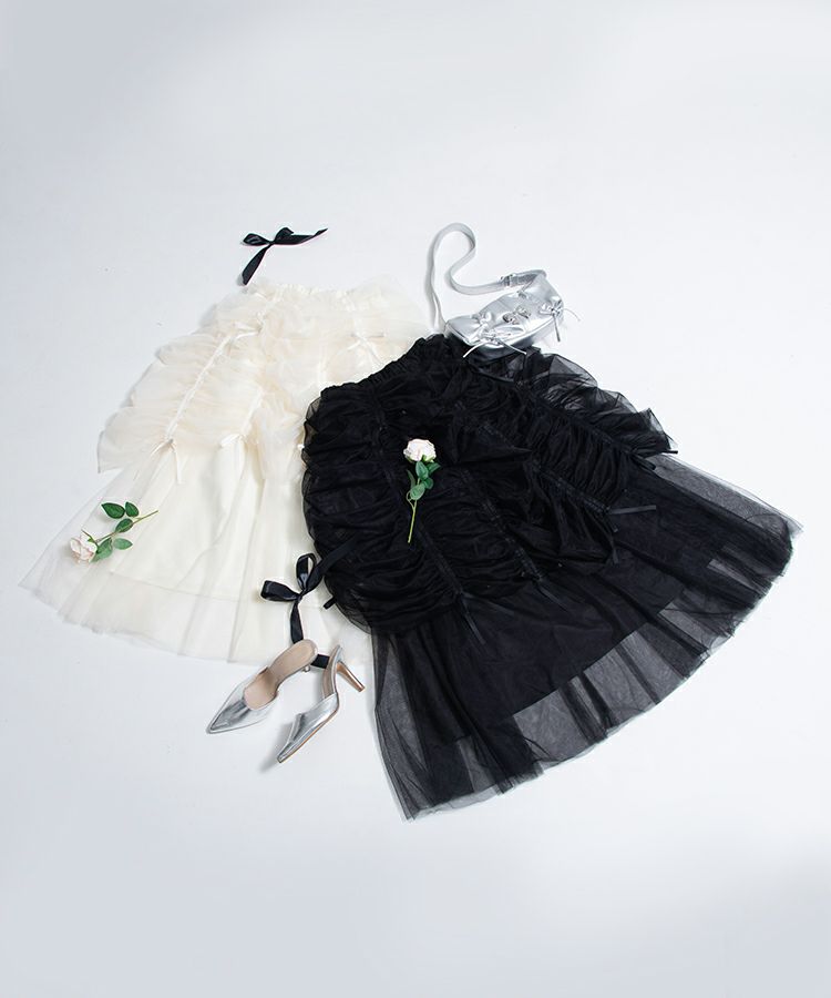 DAESE TOKYO リボン チュール スカート/全2色 | DAESE TOKYO
