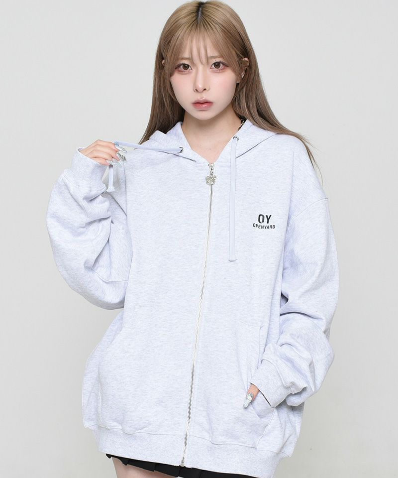 OY オーワイ ODOLLY HOODIE ZIP UP/オードリー フーディー