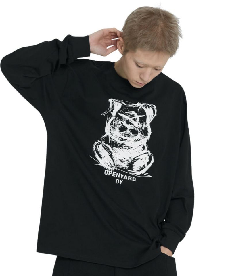 ★OY★SKETCH ODOLLY L/S TEE - BLACK★正規品/韓国直送料込 正規品】 OY オーワイ スケッチオードリー SKETCH ODOLLY