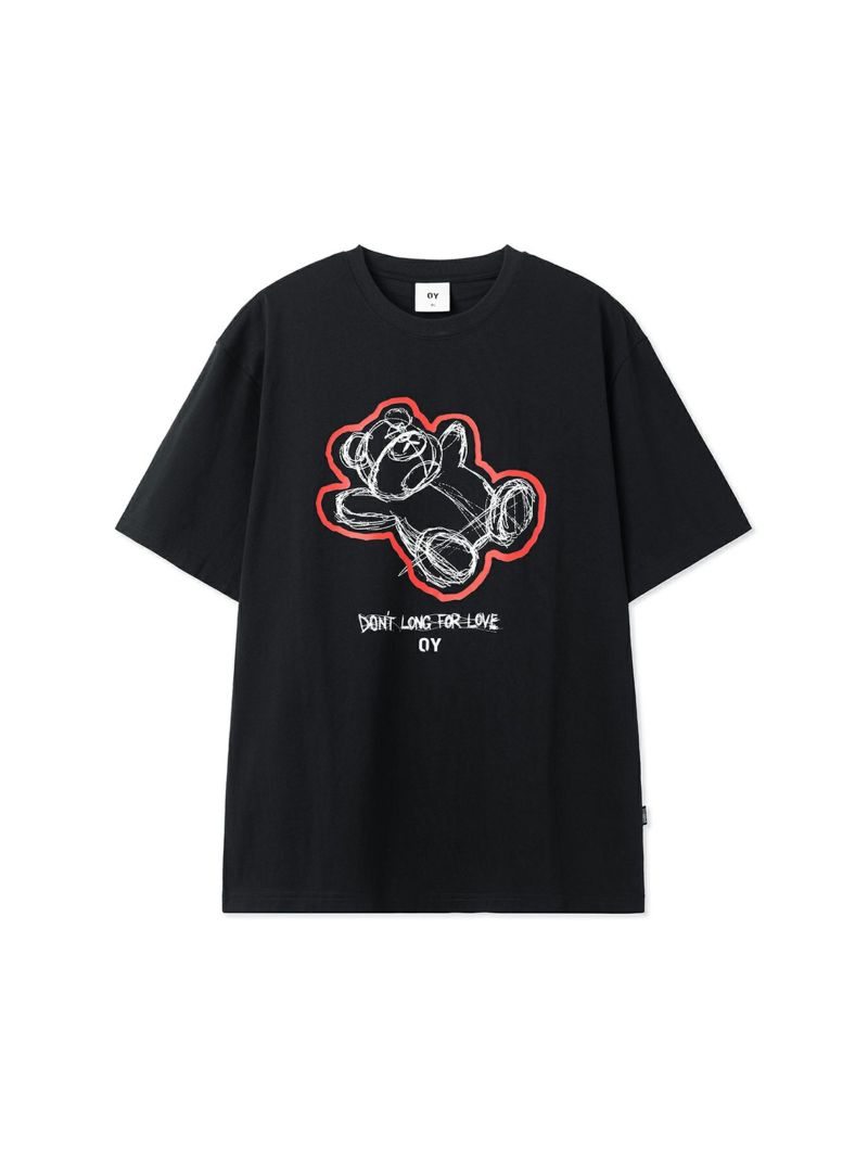 ★OY★ LILY LOGO TEE - BLACK★正規品/韓国直送料込/人気 OY (오와이) Ι OPENYARD