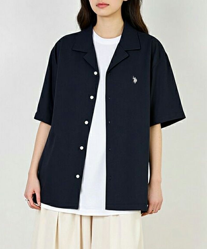 U.S. POLO ASSN.オープンカラー半袖シャツ | DAESE TOKYO